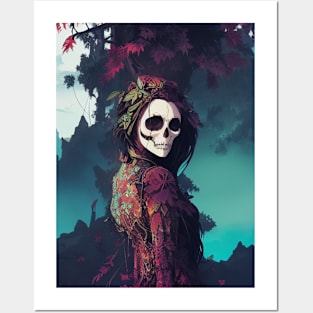 Gothic Reverie: Unleashing the Intrigue of Skulls in Alternative Design Posters and Art